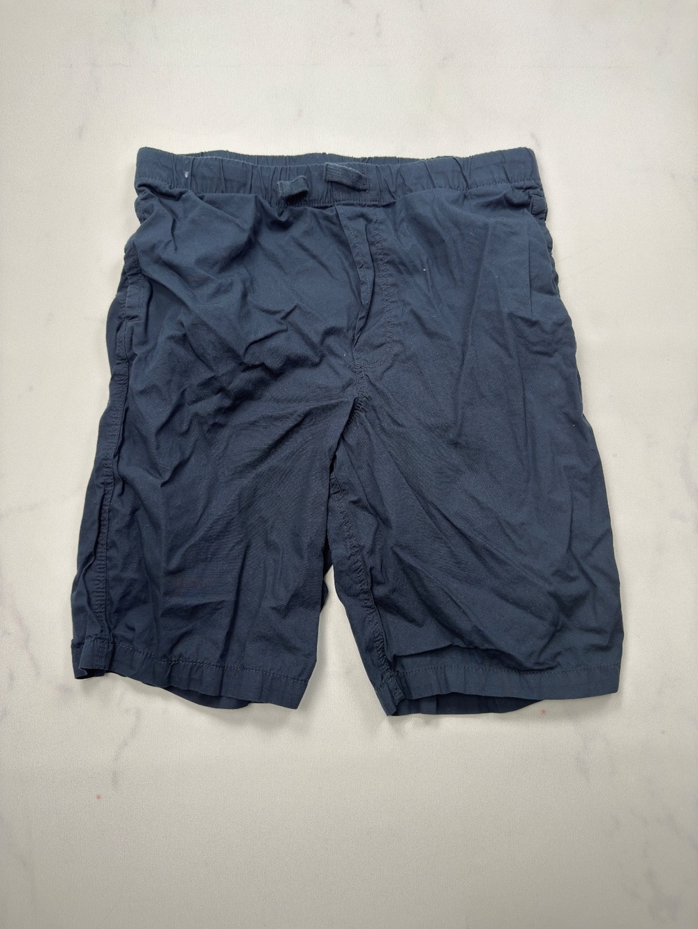 H&M Casual Shorts Elastic Waist Navy Blue - Boys 14Y